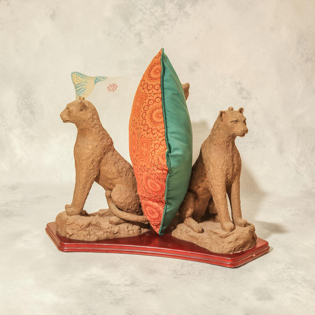 Shweshwe Square Cushion