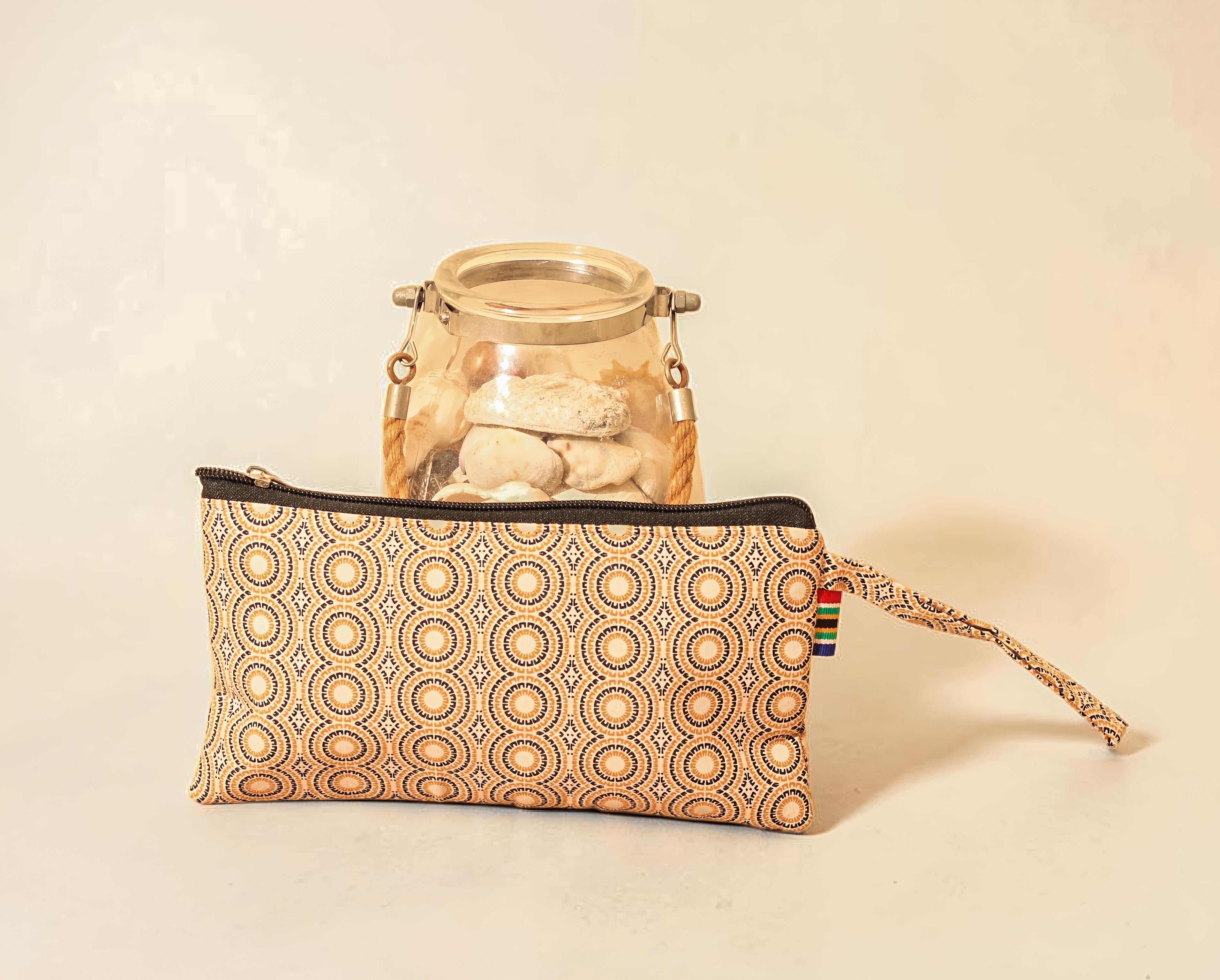 Shweshwe Cosmetic Bag