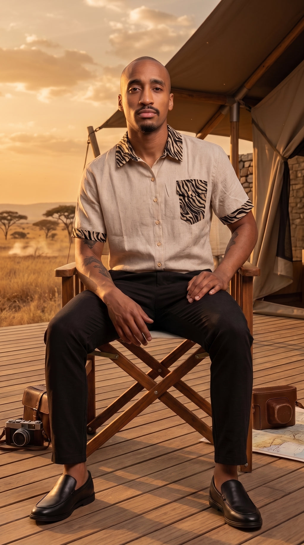 Safari (Zebra) Men's Shirt