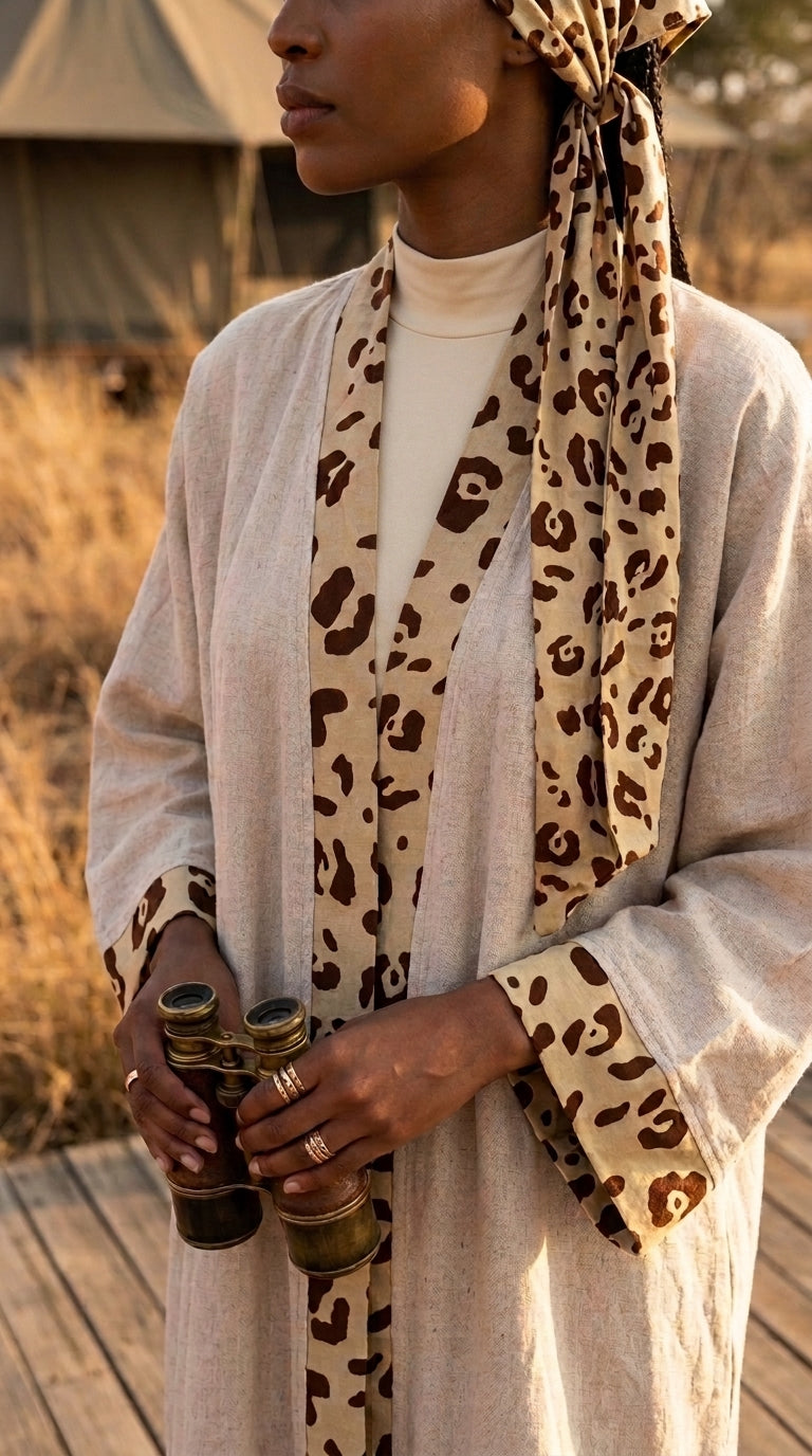 Safari Kimono (Leopard)
