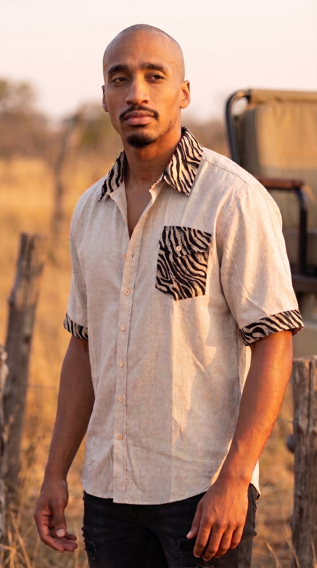 Safari (Zebra) Men's Shirt