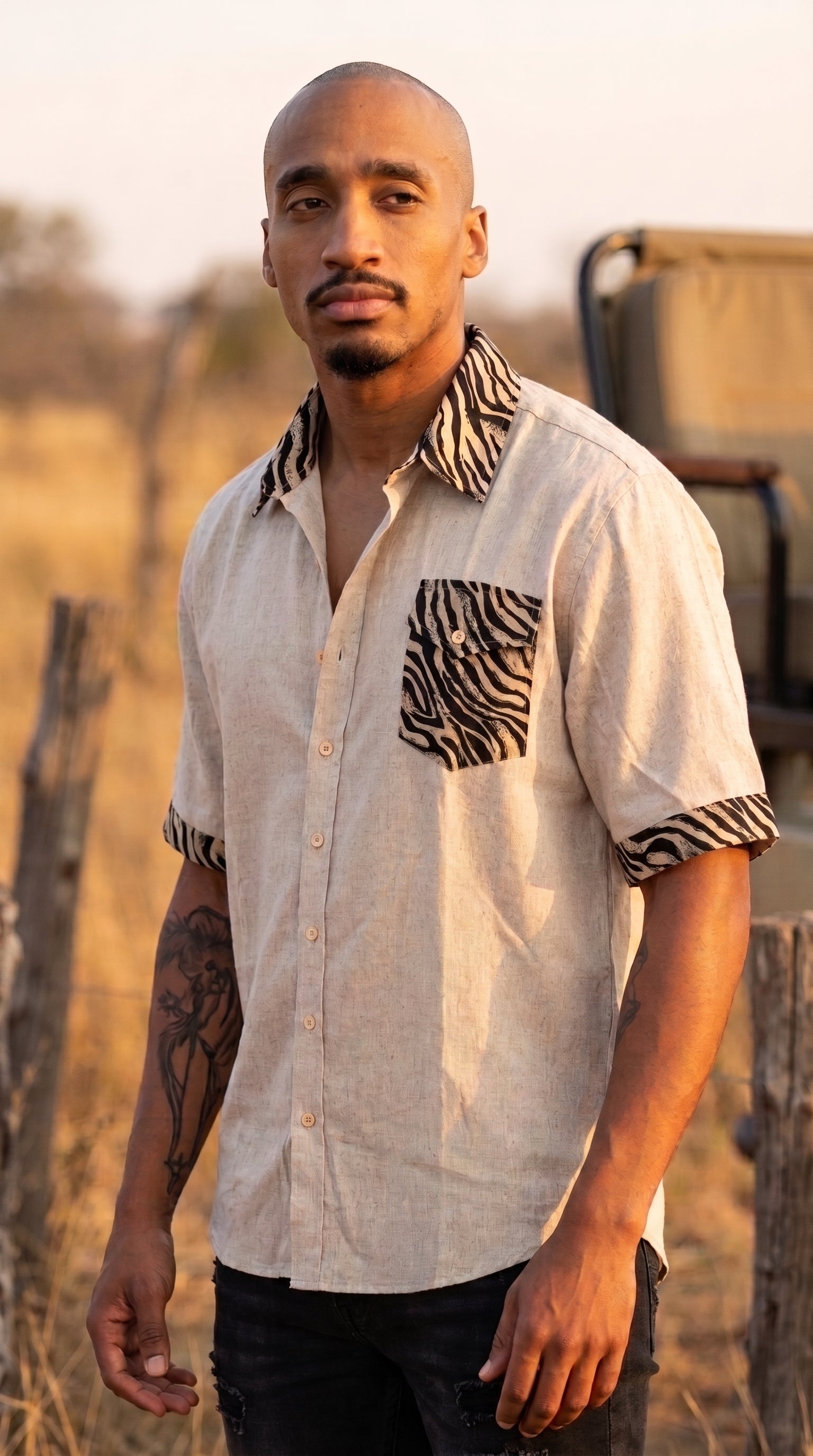 Safari (Zebra) Men's Shirt