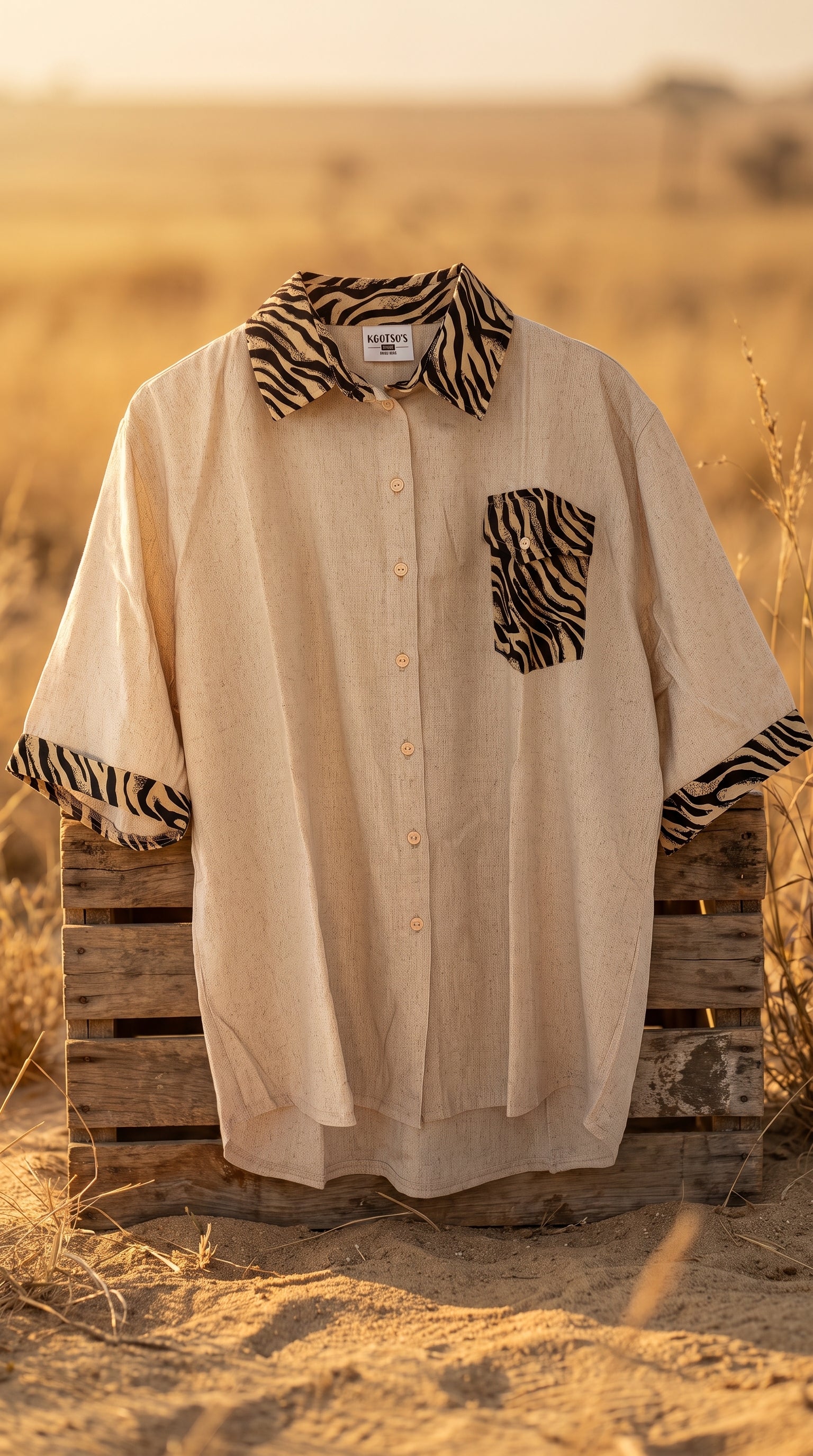 Safari (Zebra) Men's Shirt