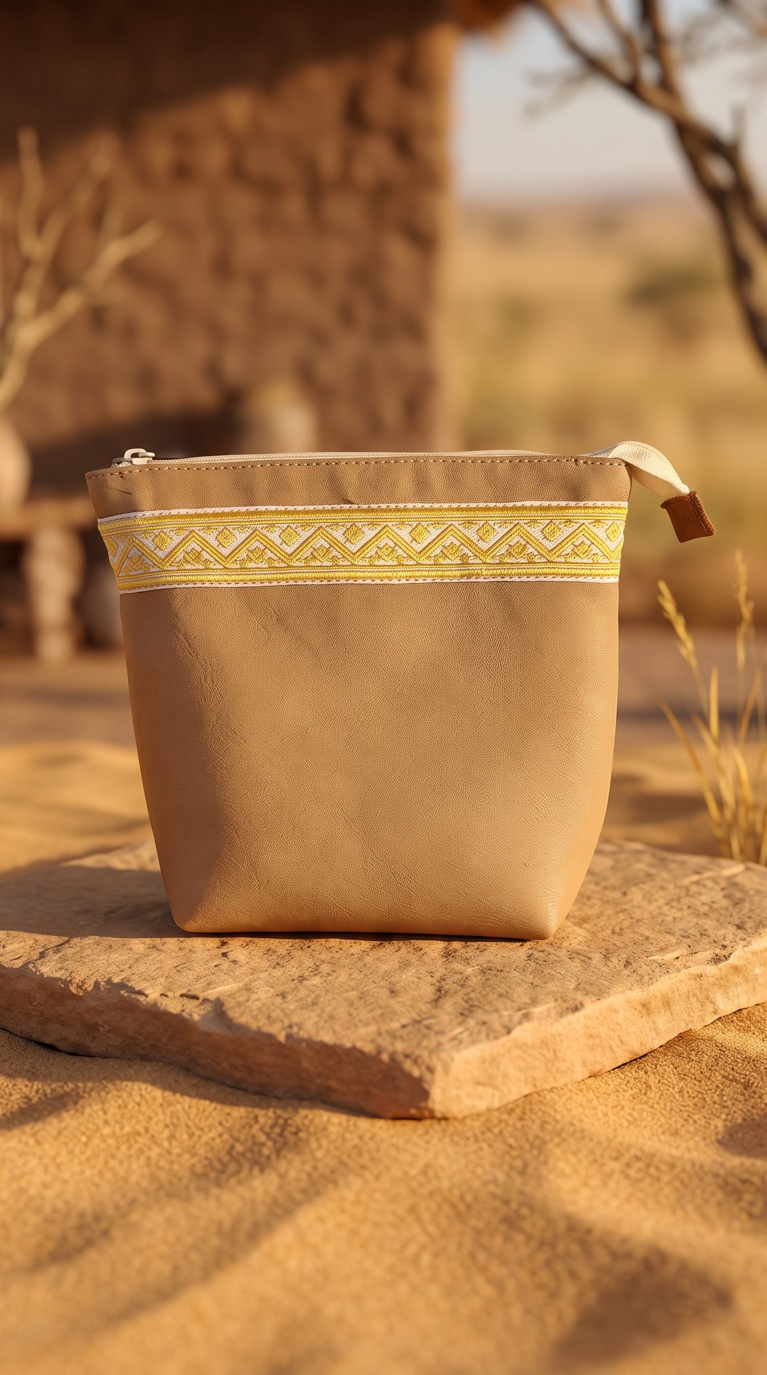 Leather Cosmetic Bag