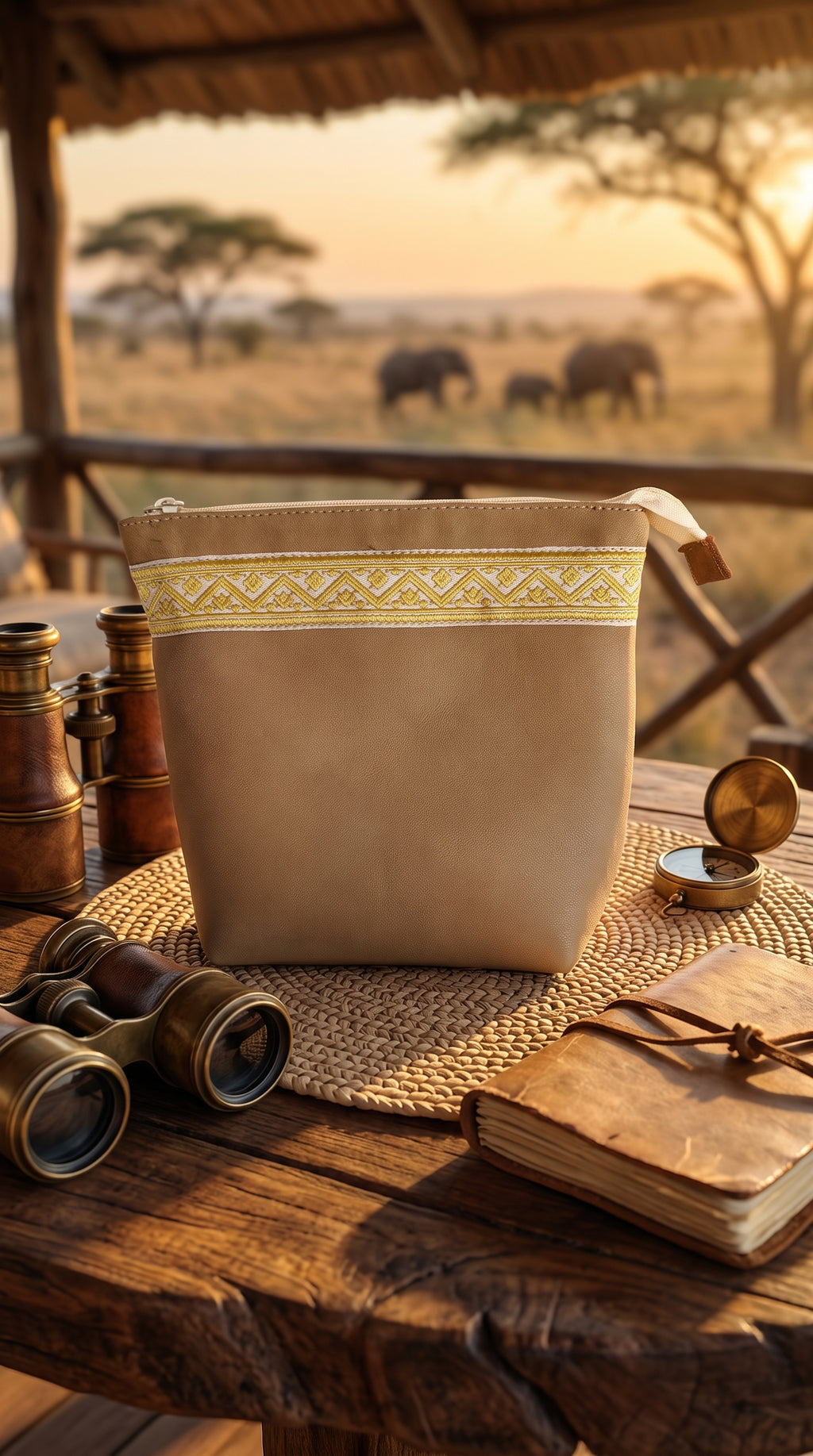 Leather Cosmetic Bag