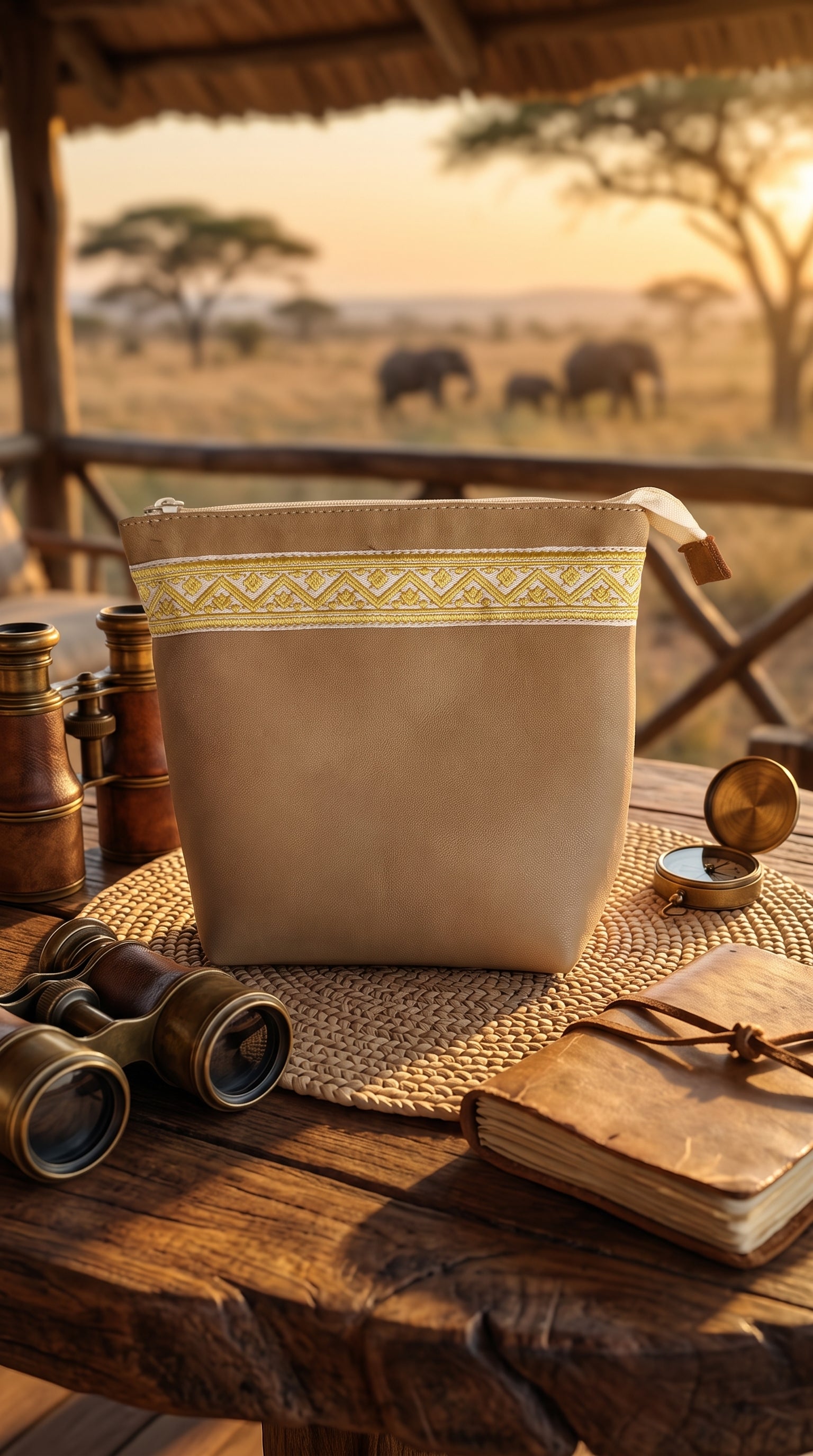 Leather Cosmetic Bag