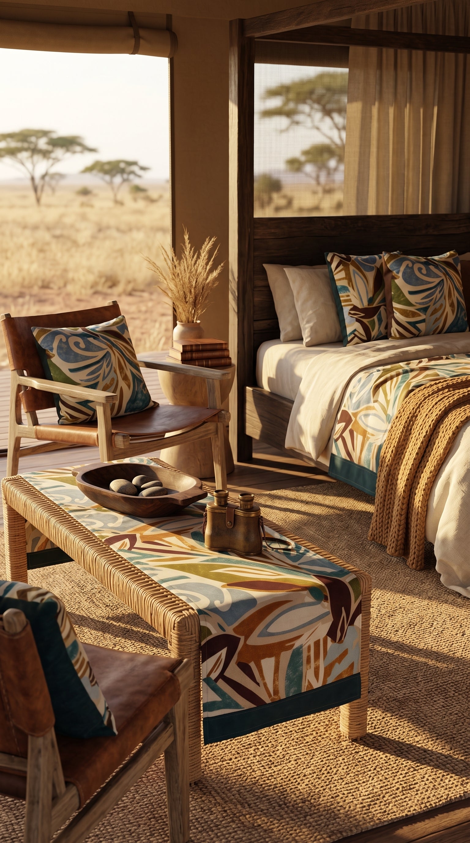 Swirl Bed Runner