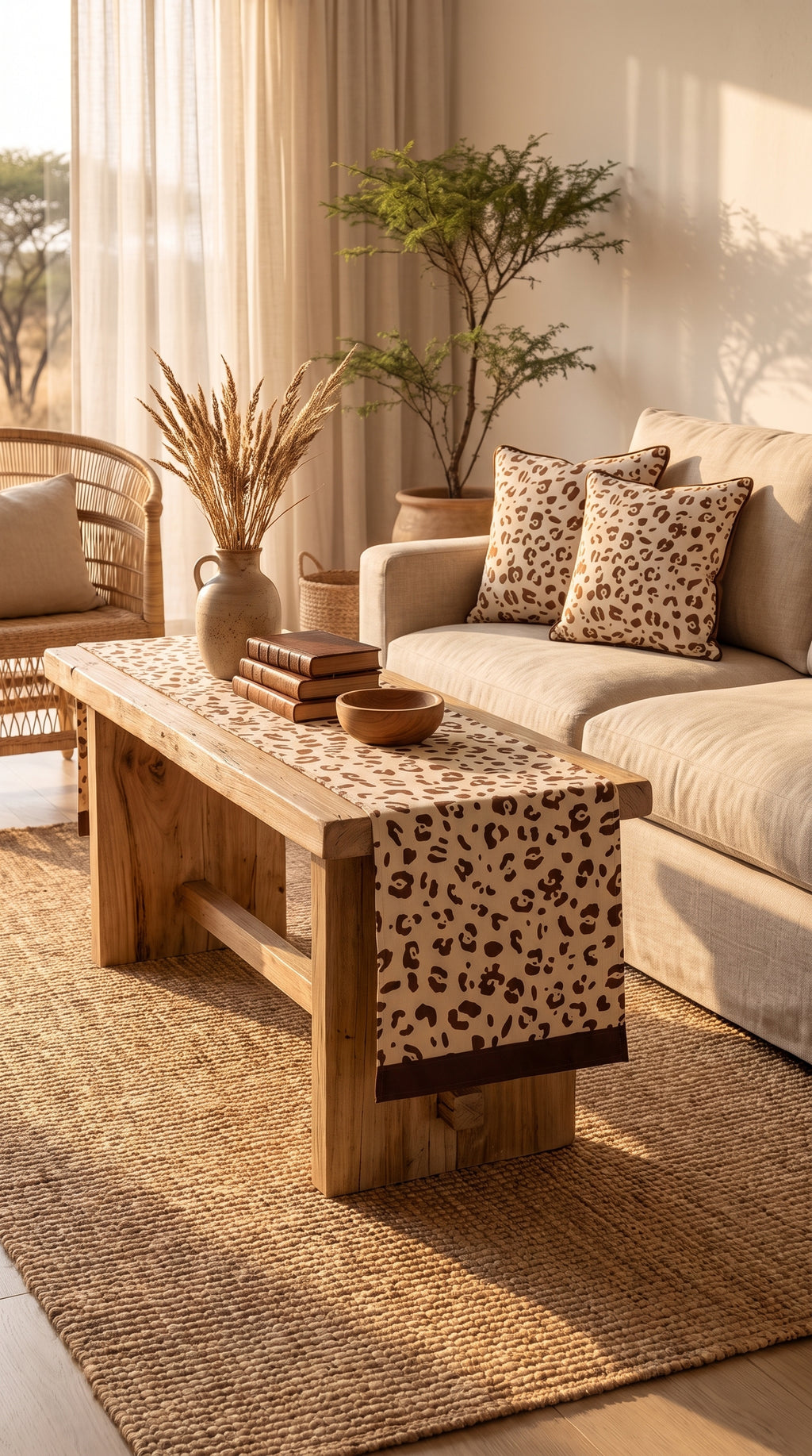 Safari (Leopard) Table Runner